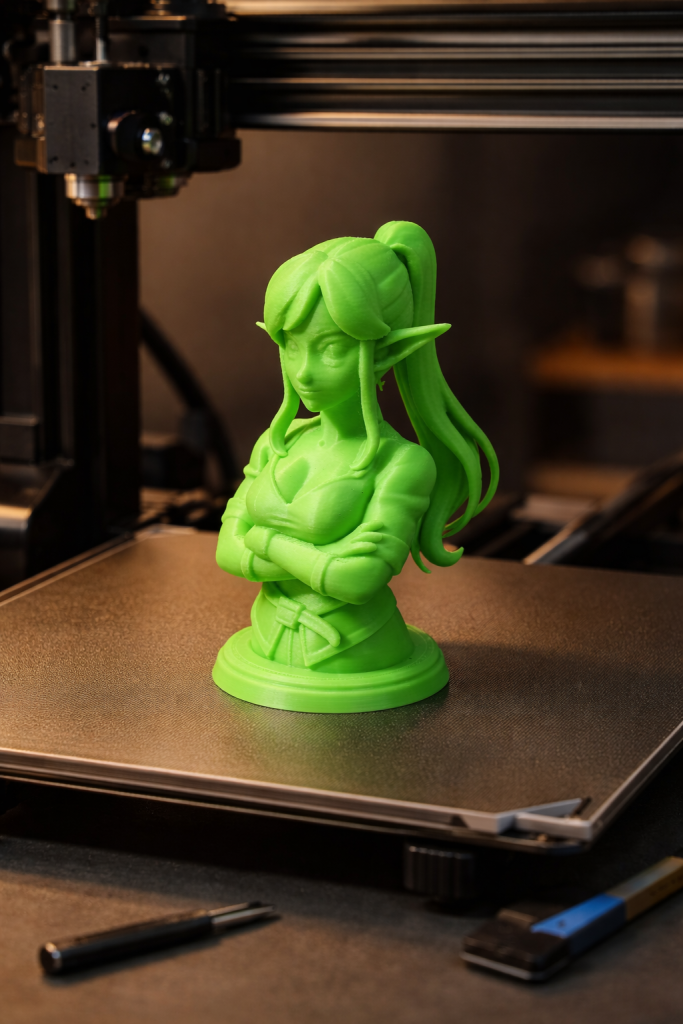 3D Printing Anime Bust
